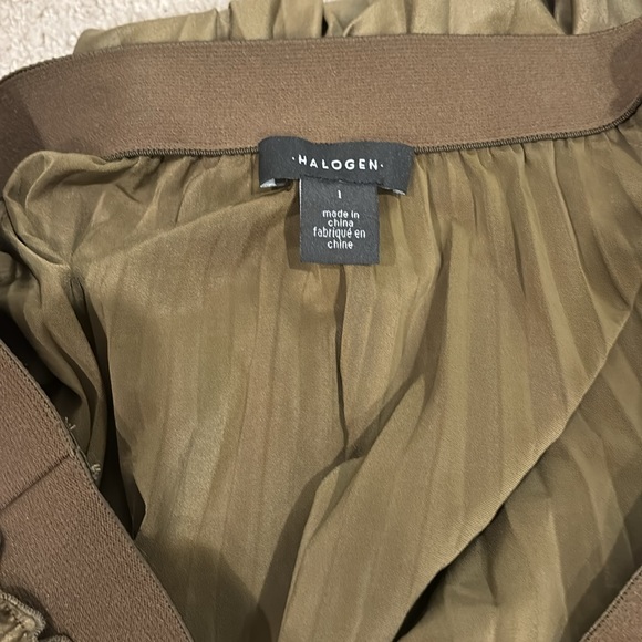 Halogen size L olive skirt - Picture 6 of 7